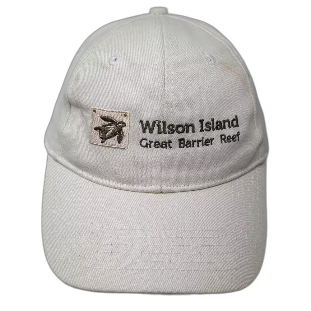 Grace Collection Wilson Island Great Barrier Reef Beige Baseball Cap Hat OS